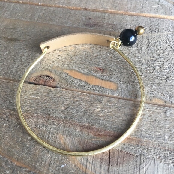 Inspirational Gemstone Bangle Bracelet - Picture 4 of 6